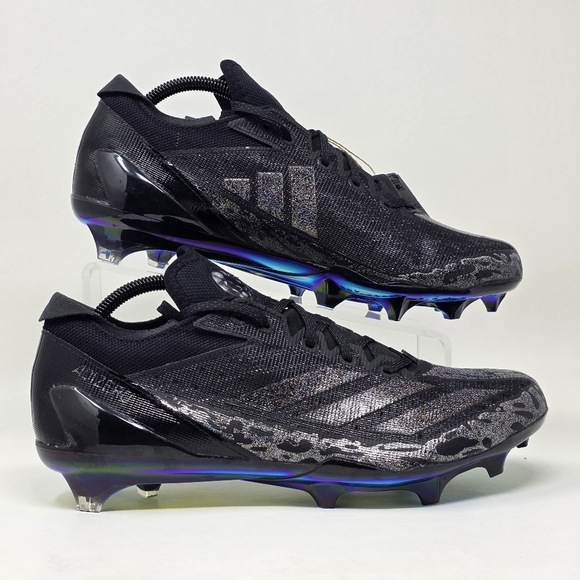 Adidas Electric Speed Juice Black Football Cleats IE4414 Men's Size 8.5 New - Picture 2 of 12